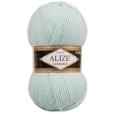 Пряжа ALIZE Lanagold 100гр., 240м (49%шерсть, 51%акрил) (522 мята) 5 шт