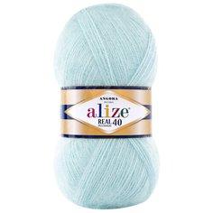 Пряжа ALIZE Angora real 40 100 гр. 480м (40% шерсть, 60% акрил) (522 мятный) 5 шт
