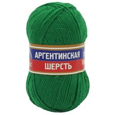 Пряжа Камтекс Аргентинская шерсть (100%шерсть) (044 трава) 10 шт