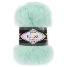 Пряжа ALIZE Mohair classic new 100гр. 200м (25%мохер, 24%шерсть, 51%акрил) (522 мята) 5 шт