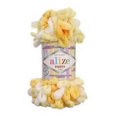 Пряжа Alize Puffy Color 100г 9м (100% микрополиэстер) (5921 секционный) 5 шт