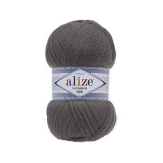 Пряжа ALIZE Lanagold 800 100гр.,800м (49%шерсть, 51%акрил) (348 темно-серый) 5 шт