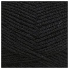 Пряжа Камтекс Надежда 100гр. 220м. (30% шерсть, 70% акрил) (003 черный) 10 шт