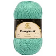 Пряжа Камтекс Воздушная 100гр. 370м (меринос 25%, шерсть 25% акрил 50%) (025 мята) 5 шт