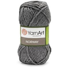 Пряжа YarnArt Norway 100гр 105м (100% акрил) (29 серый) 5 шт