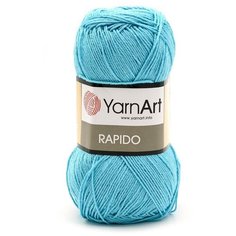 Пряжа YarnArt Rapido 100гр 350м (100% микрофибра акрил) (695 бирюза) 5 шт