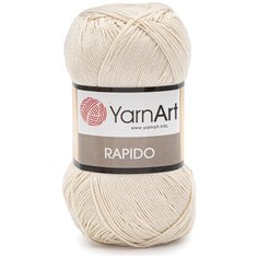 Пряжа YarnArt Rapido 100гр 350м (100% микрофибра акрил) (673 кремовый) 5 шт