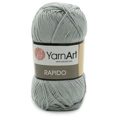 Пряжа YarnArt Rapido 100гр 350м (100% микрофибра акрил) (679 серый) 5 шт