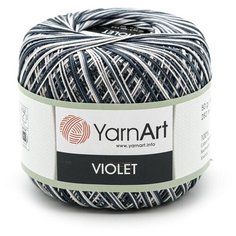 Пряжа YarnArt Violet Melange 50гр 282м (100% мерсеризированный хлопок) (509 меланж) 6 шт