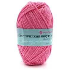 Пряжа Пехорка Классический шнурок 50гр. 135 м. (60% хлопок, 40% акрил) (370 флокс) 5 шт