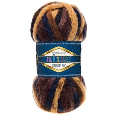 Пряжа ALIZE Country 100гр. 34м. (20%шерсть, 55%акрил, 25%п/а) ТУ (5666 секционный) 5 шт