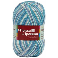 Пряжа из Троицка Подмосковная принт, секц. 100гр. 250м. (50%шерсть, 50%акрил) (4146 секционный) 10 шт Троицкая камвольная фабрика