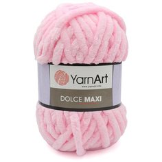 Пряжа YarnArt Dolce Maxi 200гр 70м (100% микрополиэстер) (750 св-розовый) 2 шт