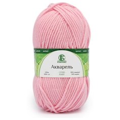 Пряжа Камтекс Акварель 100гр. 110м (леакрил 50%, акрил 50%) (055 св.розовый) 5 шт