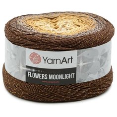 Пряжа YarnArt Flowers Moonlight 260гр 1000м (53% хлопок, 43% полиакрил, 4% металлик) (3284 секционный) 2 шт