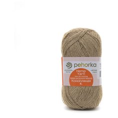 Пряжа Пехорка Конопляная 50гр. 280м. (70% хлопок, 30% конопля) (124 песочный) 5 шт
