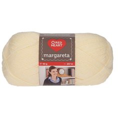 Пряжа Red Heart Margareta 50гр 257м (100% акрил) (00256 ванильный) 10 шт