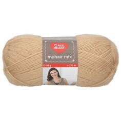 Пряжа Red Heart Mohair Mix 50гр 270м (10% мохер, 10% шерсть, 80% акрил) (06944 карамель) 10 шт