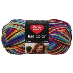 Пряжа Red Heart Lisa Color 50гр 133м (100% акрил) (02131 Африка) 10 шт