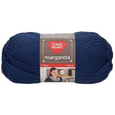 Пряжа Red Heart Margareta 50гр 257м (100% акрил) (01199 синий) 10 шт