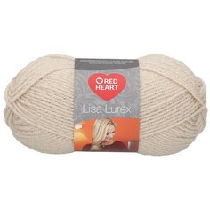 Пряжа Red Heart Lisa Lurex 50гр 133м (97% акрил, 3% полиэстер) (00003 бежевый) 10 шт