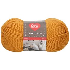 Пряжа Red Heart Northern 100гр 210м (100% акрил) (08415 горчичный) 5 шт