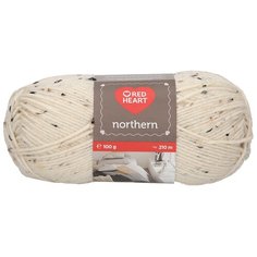 Пряжа Red Heart Northern 100гр 210м (100% акрил) (05688 бежевый твид) 5 шт