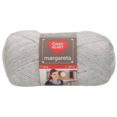Пряжа Red Heart Margareta 50гр 257м (100% акрил) (00095 светло-серебристый меланж) 10 шт