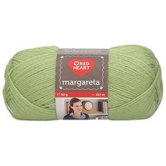 Пряжа Red Heart Margareta 50гр 257м (100% акрил) (01195 зеленый) 10 шт