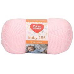 Пряжа Red Heart Baby 185 50гр 185м (100% акрил) (01033 светлая роза) 10 шт