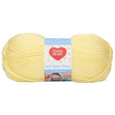 Пряжа Red Heart Soft Baby Steps 100гр 164м (100% акрил) (00002 св.-желтый) 10 шт