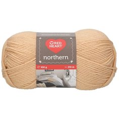 Пряжа Red Heart Northern 100гр 210м (100% акрил) (08293 льняной) 5 шт