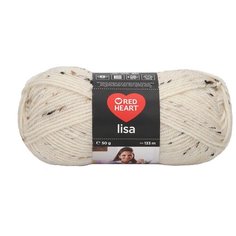 Пряжа Red Heart Lisa 50гр 133м (100% акрил) (05688 бежевый твид) 10 шт