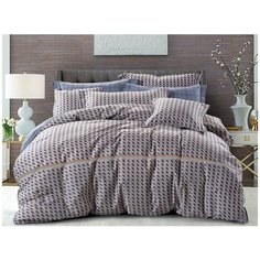 КПБ Cleo сатин набивной "Satin Lux" двуспальный 175*215*1(±5) 200*220*1(±5) 70*70*2(±2) 20/564-SL