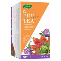 Эвалар "Чай Эвалар® БИО Очищающий" ("Evalar Bio Puri-Tea"), 20 фильтр-пакетов, Эвалар