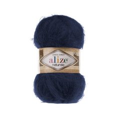Пряжа ALIZE Naturale 100гр. 230м. (60% шерсть, 40% хлопок) ТУ (430 темно-синий) 5 шт