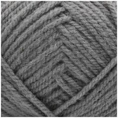 Пряжа из Троицка Подмосковная Grande 100гр. 130м. (50%шерсть, 50%акрил) (0439 серый) 5 шт Троицкая камвольная фабрика