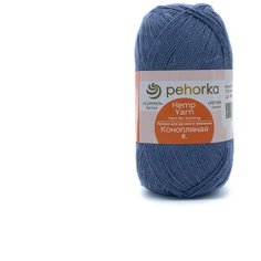 Пряжа Пехорка Конопляная 50гр. 280м. (70% хлопок, 30% конопля) (770 новая джинса) 5 шт
