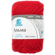 Пряжа Камтекс Альма 50гр. 170м. (100% хлопок) (046 красный) 5 шт