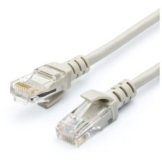 Патч-корд Atcom RJ-45 (m) - RJ-45 (m) CAT5e UTP, серый, 20 м