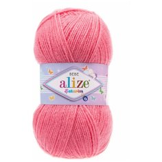 Пряжа ALIZE SEKERIM BEBE 100гр. 320м (100% акрил) (170 розовый леденец) 5 шт