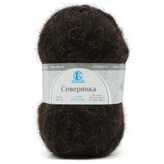 Пряжа Камтекс Северянка 100гр. 150м. (30% шерсть, 5% верблюжья шерсть, 65% акрил) (003 черный) 10 шт