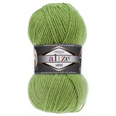 Пряжа ALIZE SUPERLANA MIDI 100гр. 170м (25% Шерсть - 75% Aкрил) (485 зеленая черепаха) 5 шт