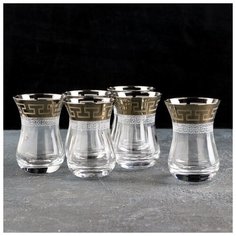 Набор стаканов для чая 140 мл "Нэро" 6 шт 4786291 Gid Glass