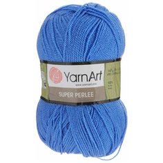 Пряжа YarnArt Super Perlee 100гр 400м (100% акрил) (224 василек), 5 мотков