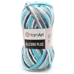 Пряжа YarnArt Allegro Plus 100гр 110м (16% шерстъ, 28% полиамид, 56% акрил) (744 секционный) 5 шт