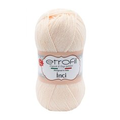 Пряжа Etrofil INCI 100гр. 230м (100% акрил Premium антипиллинг) (73094 телесный) 5 шт