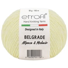 Пряжа Etrofil BELGRADE 50гр 125м (10% кид мохер, 5% беби альпака, 55% полиамид, 30% вискоза) (BL1002 желтый) 10 шт