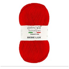 Пряжа Etrofil BABY LUX 100гр. 250м (60% бамбук, 40% полиамид) (70367 красный) 5 шт
