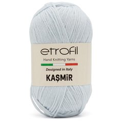 Пряжа Etrofil KASMİR 100гр. 225м (100% микрокашемир ПА) (MA036 св. голубой) 5 шт
